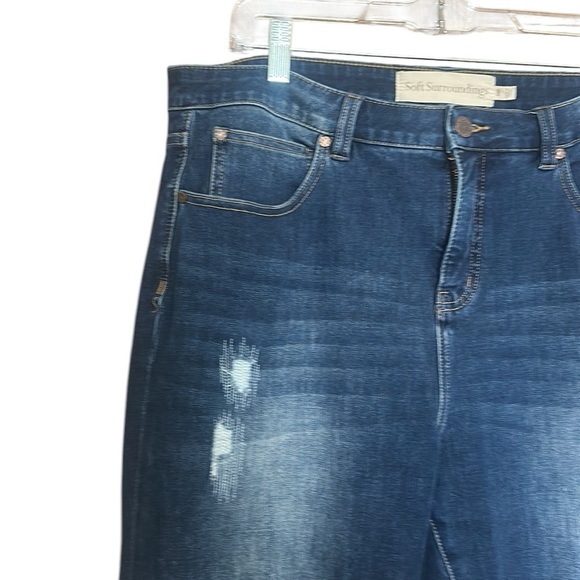 Soft Surroundings Ultimate DenimbRelaxed Straight Jean Size 16P - Picture 5 of 10